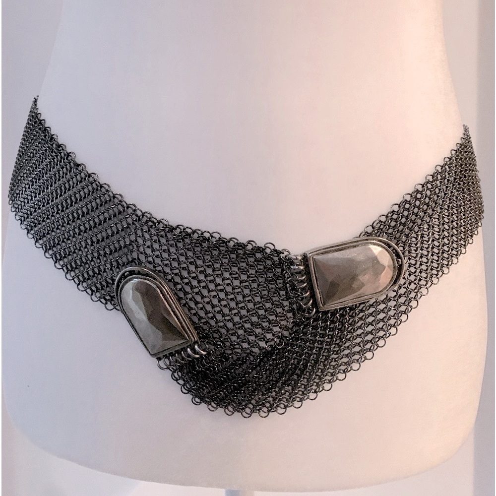 Rare Vintage Ring Mesh Wrap Belt
